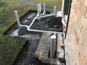 New Bathroom Drainage                                      